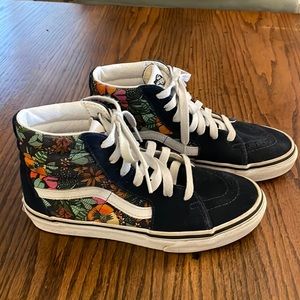 Vans Sk8 High kids 3 Hawaiian print!!
